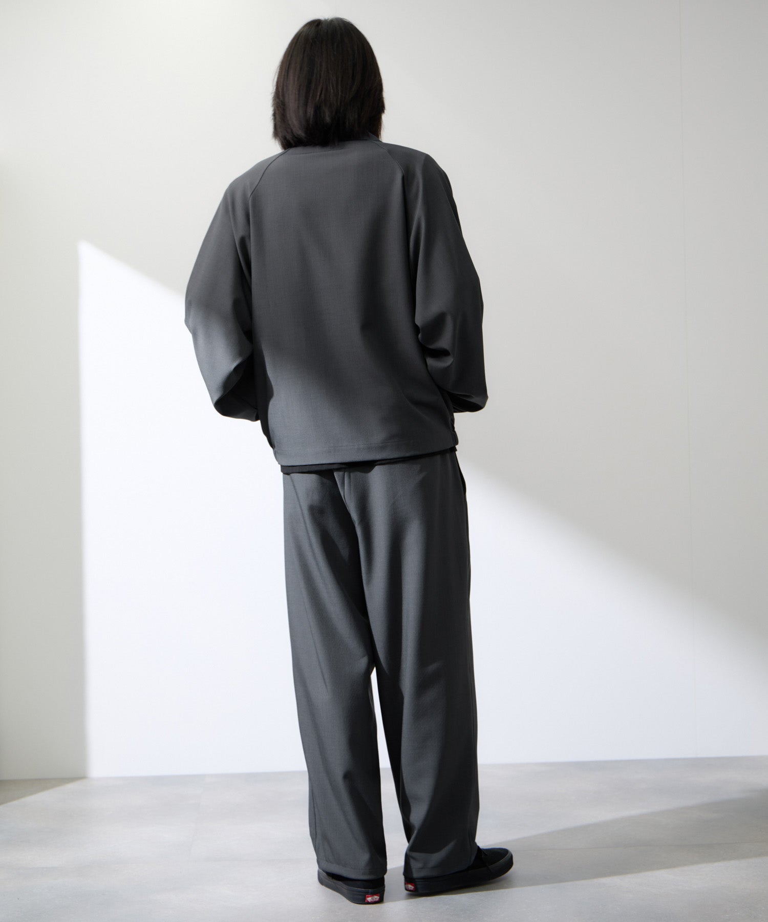 URBAN COLLECTION ポリトロ ワイドパンツ メンズ
