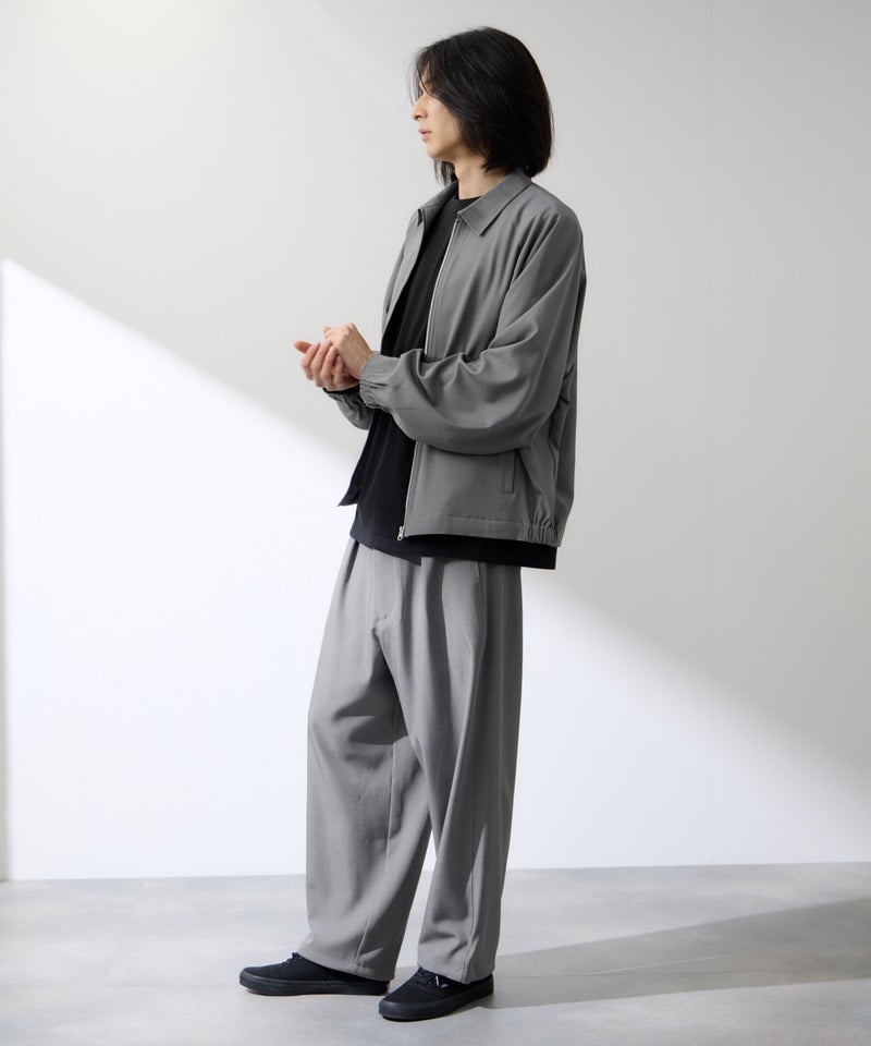 URBAN COLLECTION ポリトロ ワイドパンツ メンズ商品画像-12