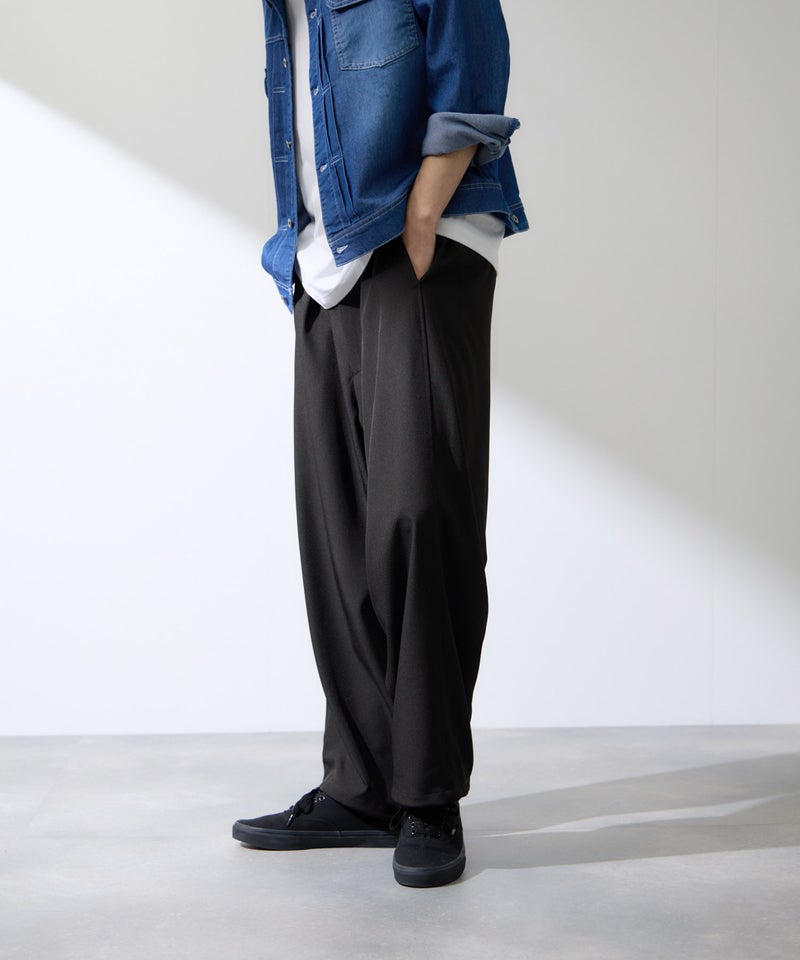 URBAN COLLECTION  ポリトロ ワイドパンツ メンズ商品画像-14