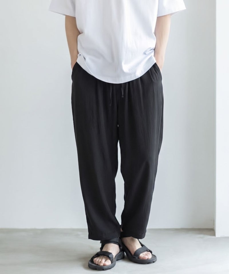 NAVY SARARI レーヨンアンクルパンツ メンズ商品画像-3