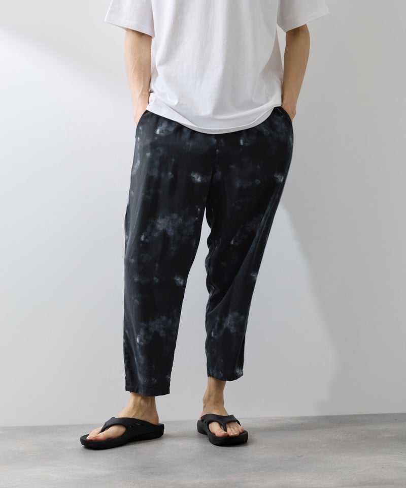 [期間限定価格]NAVY  SARARI レーヨンアンクルパンツ メンズ商品画像-5