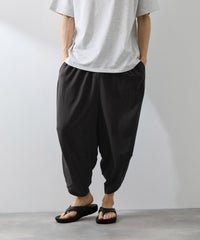 NAVY SARARI レーヨンバルーンパンツ 無地 メンズ