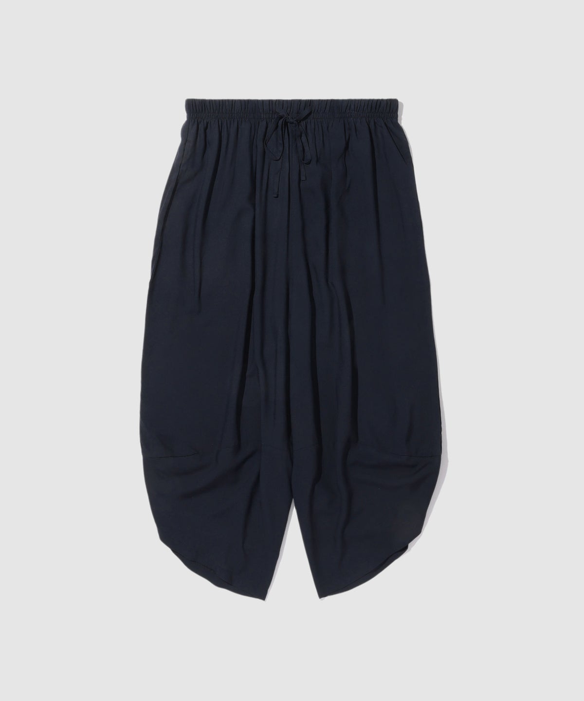 NAVY SARARI レーヨンバルーンパンツ 無地 メンズ