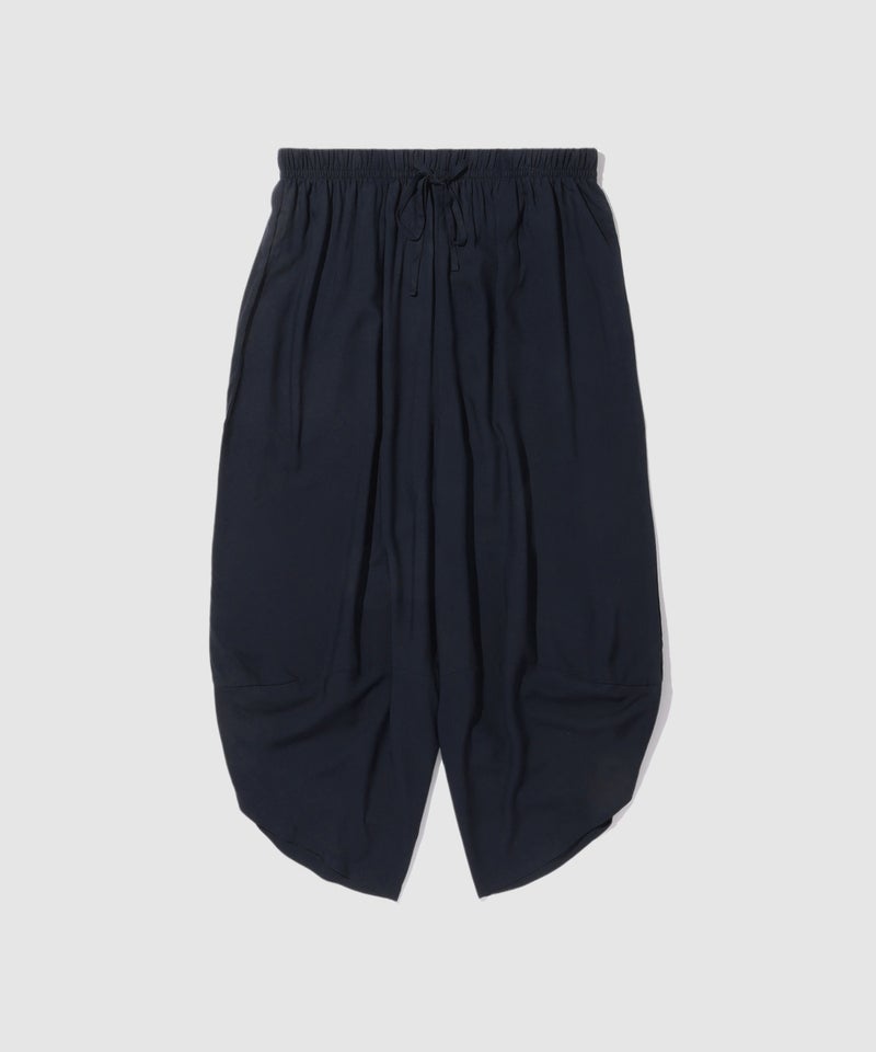 NAVY  SARARI レーヨンバルーンパンツ 無地 メンズ商品画像-3