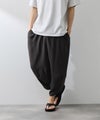 [期間限定価格]NAVY  SARARI レーヨンバルーンパンツ 無地 メンズ商品サムネイル-5