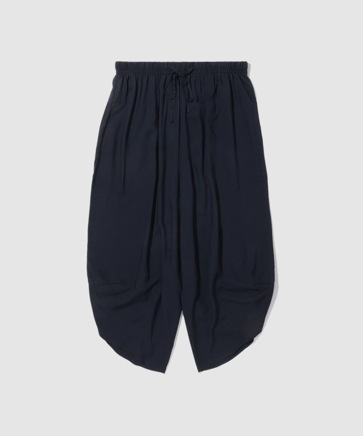 NAVY SARARI レーヨンバルーンパンツ 無地 メンズ