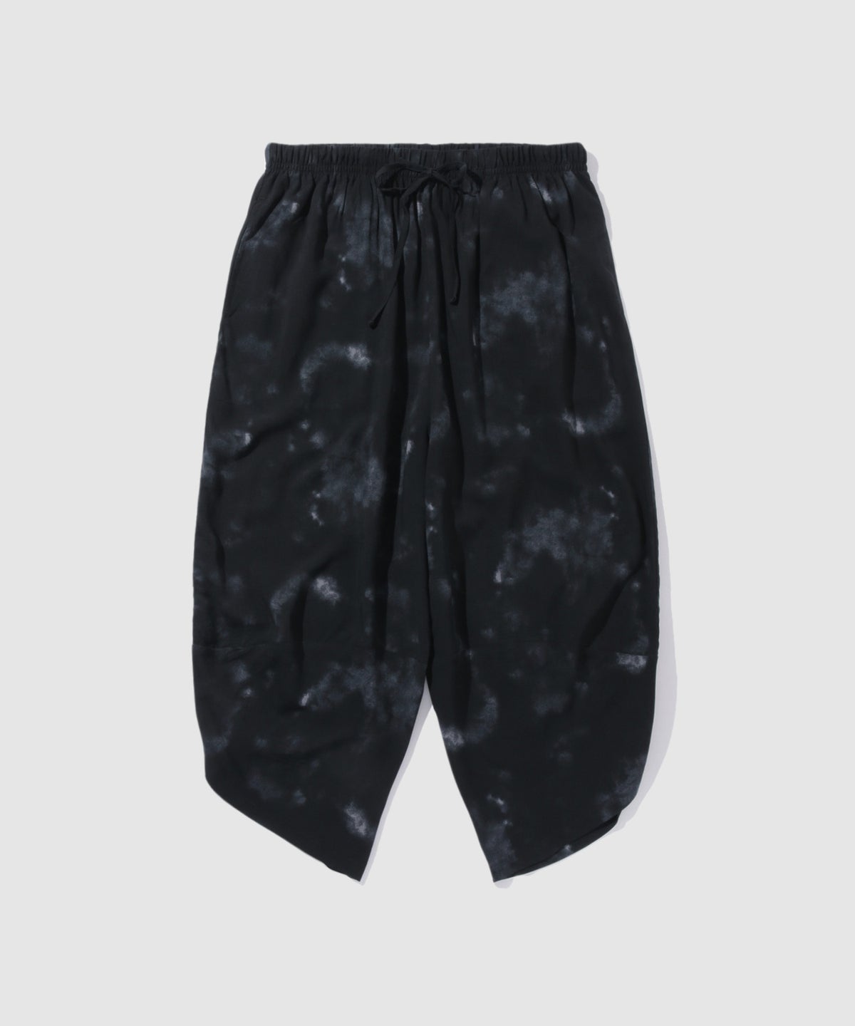 NAVY SARARI レーヨンバルーンパンツ 柄 メンズ