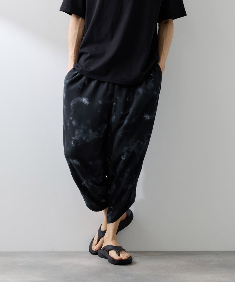 NAVY SARARI レーヨンバルーンパンツ 柄 メンズ商品画像-1