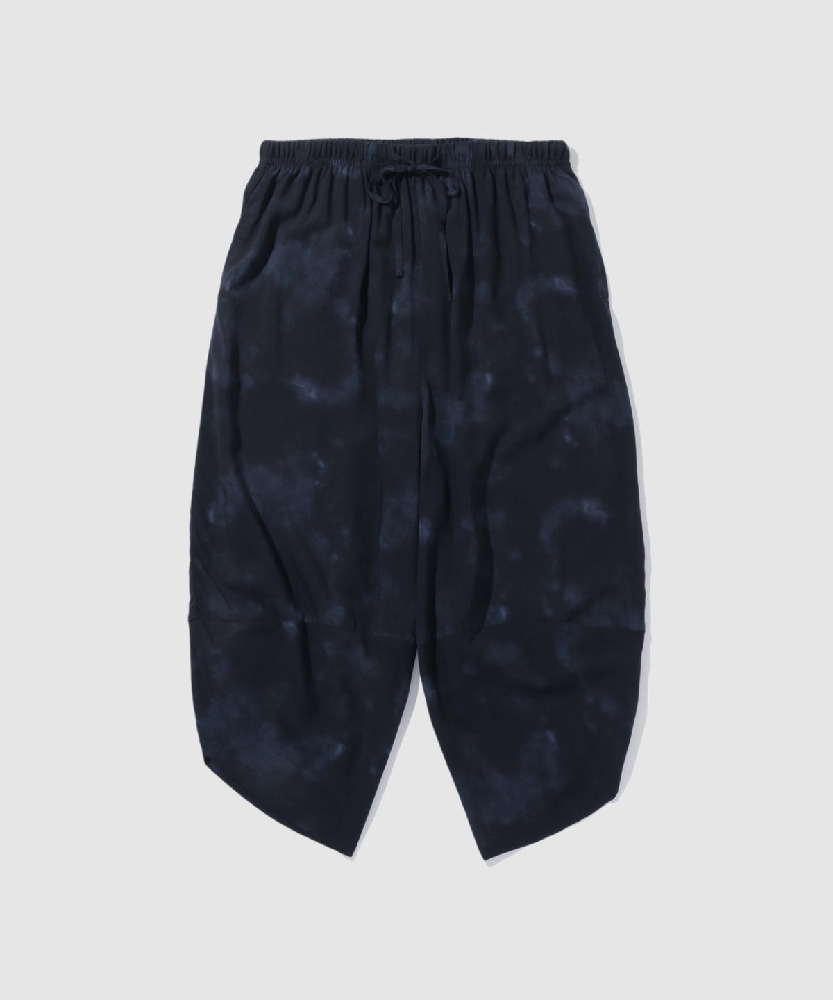 NAVY SARARI レーヨンバルーンパンツ 柄 メンズ