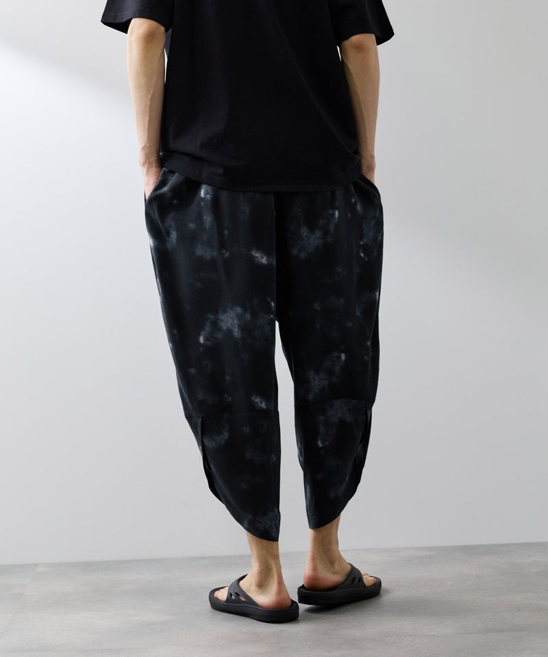 NAVY SARARI レーヨンバルーンパンツ 柄 メンズ商品画像-4