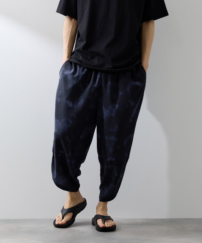NAVY SARARI レーヨンバルーンパンツ 柄 メンズ商品画像-6
