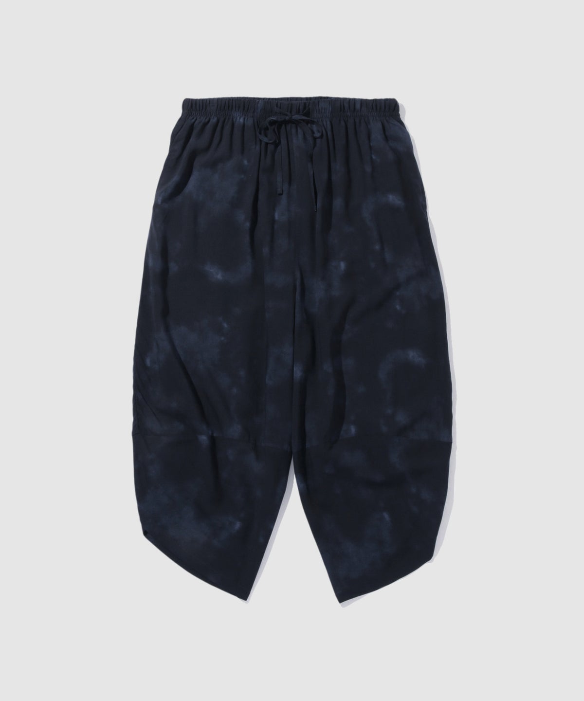 NAVY SARARI レーヨンバルーンパンツ 柄 メンズ