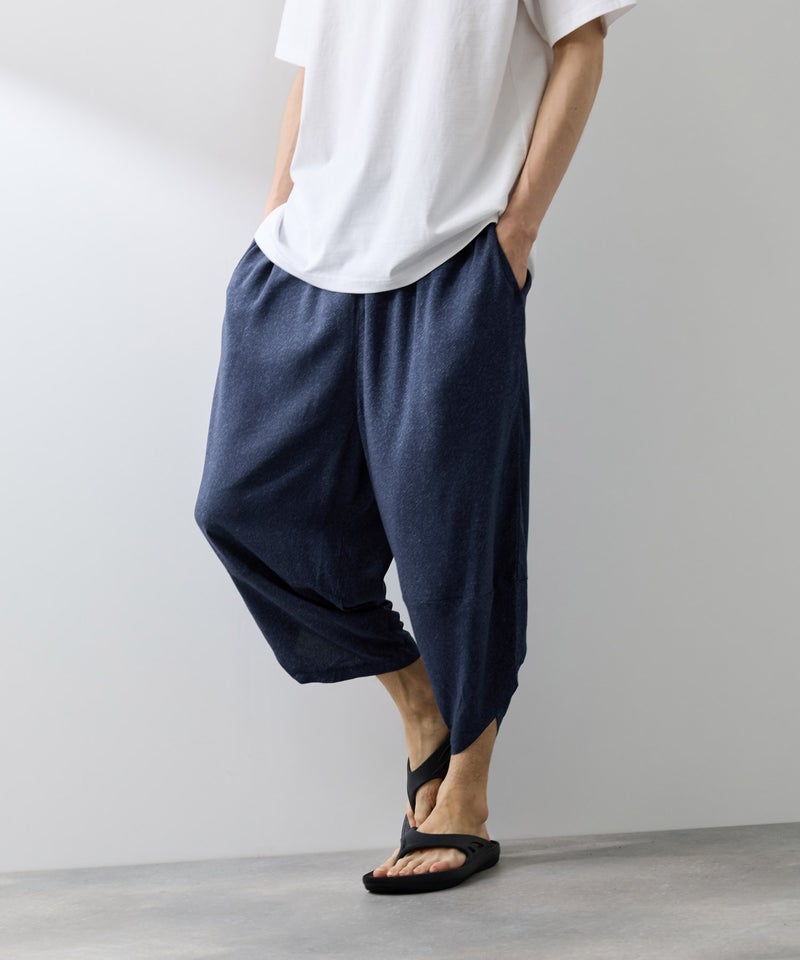 NAVY SARARI レーヨンバルーンパンツ 柄 メンズ商品画像-3