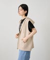 Idnes  ダンボールニットフード付きベスト レディース商品サムネイル-5