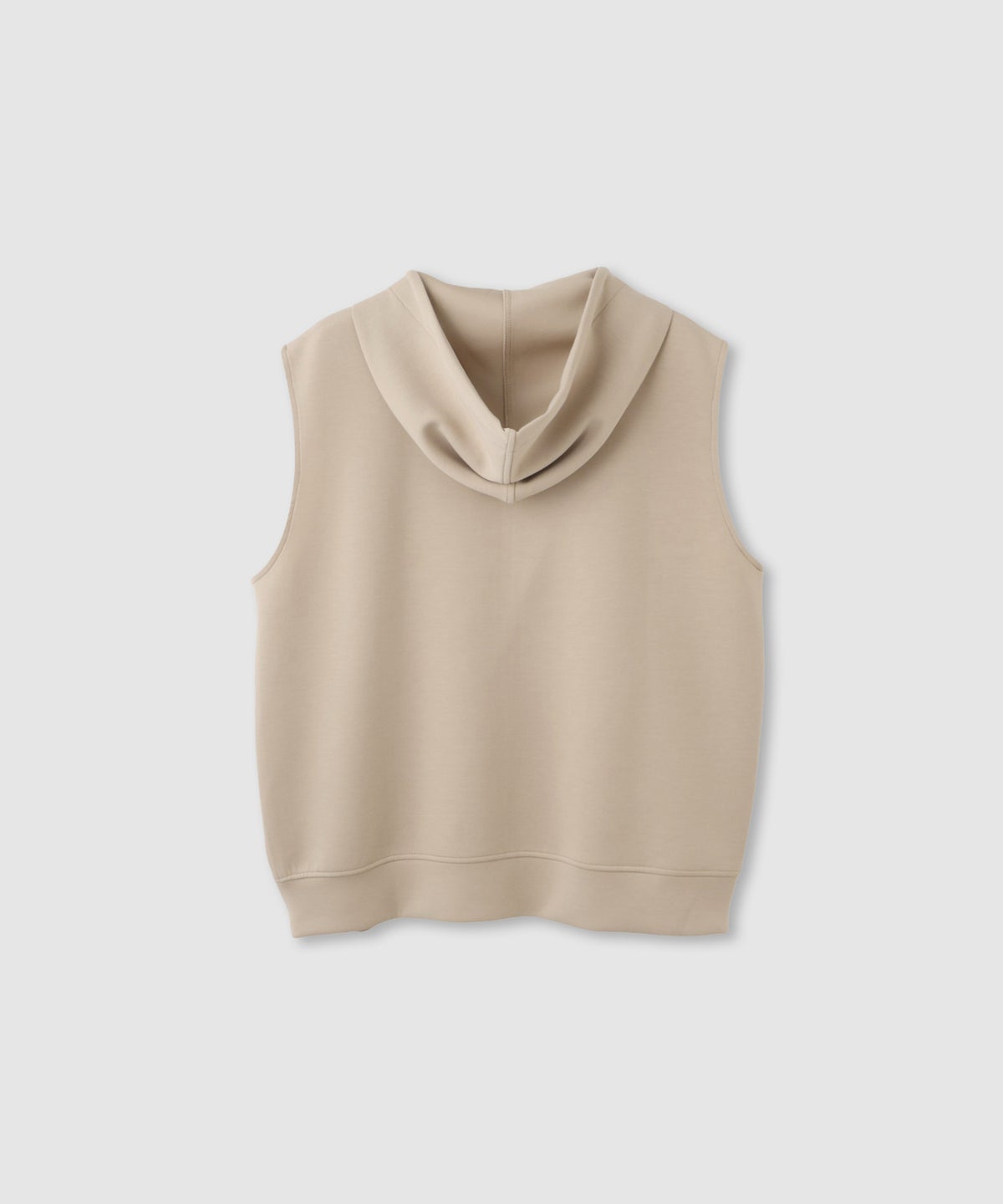 Idnes ダンボールニットフード付きベスト レディース