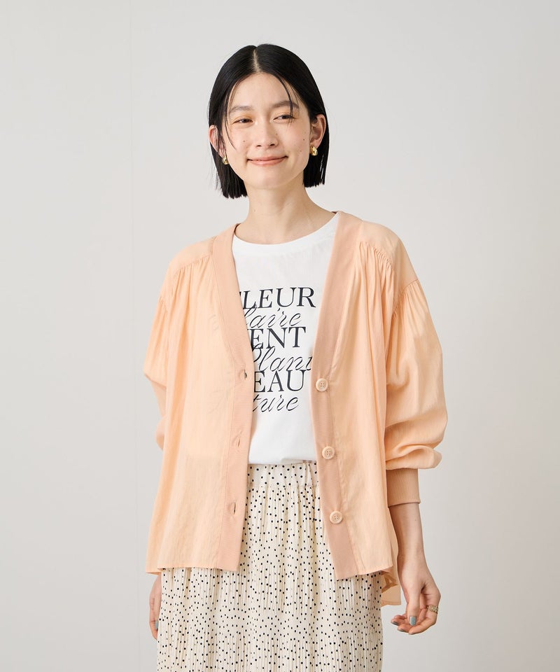 Idnes  シアーシャツカーディガン レディース商品画像-4