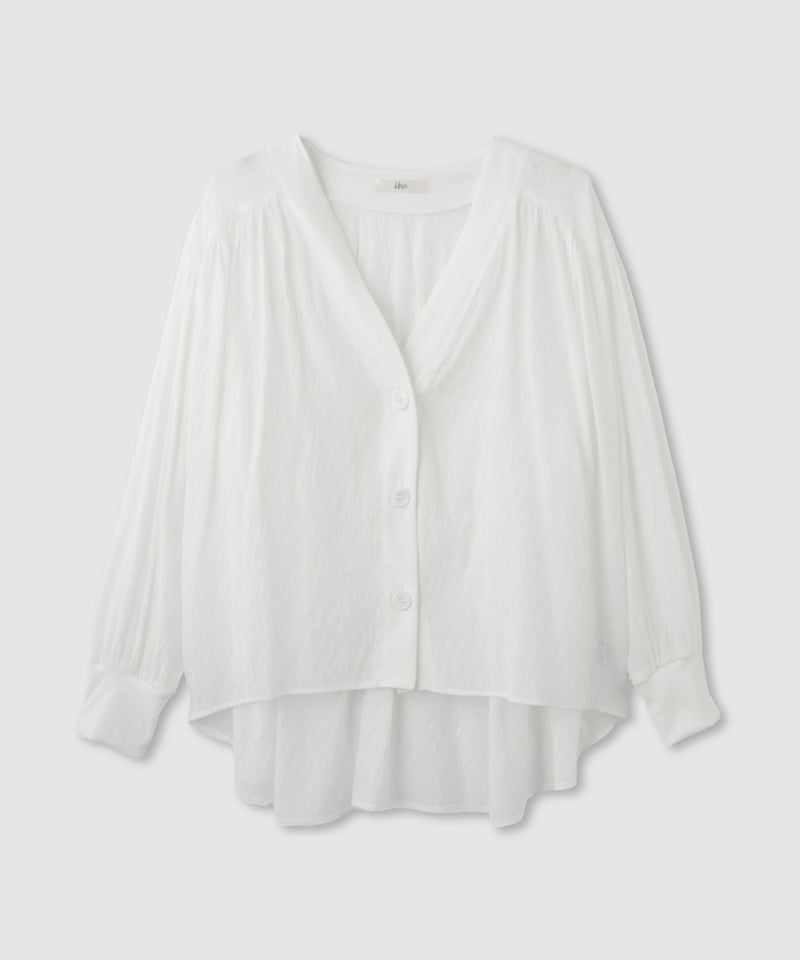 Idnes  シアーシャツカーディガン レディース商品画像-17