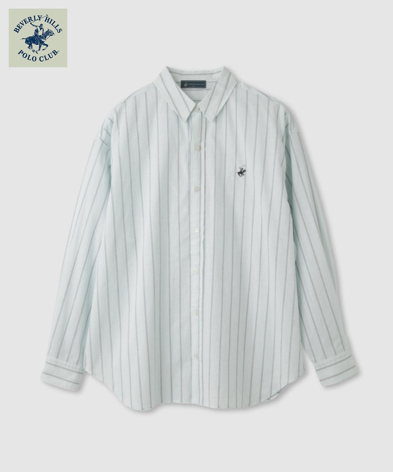 BEVERLY HILLS POLO CLUB ロング丈コットンシャツ レディース商品画像-1