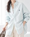 BEVERLY HILLS POLO CLUB  ロング丈コットンシャツ レディース商品サムネイル-1