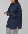 BEVERLY HILLS POLO CLUB ロング丈コットンシャツ レディース商品サムネイル-4