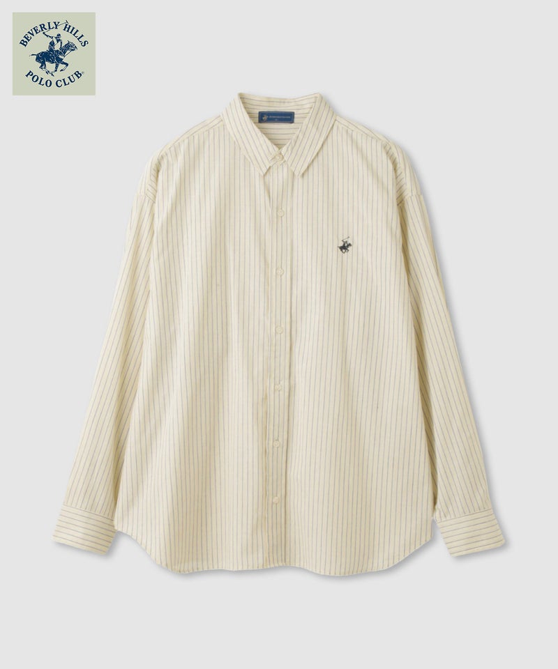 BEVERLY HILLS POLO CLUB ロング丈コットンシャツ レディース商品画像-6