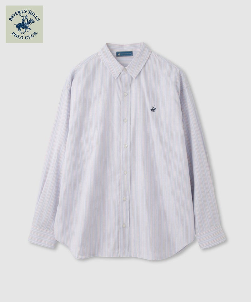 BEVERLY HILLS POLO CLUB ロング丈コットンシャツ レディース商品画像-7