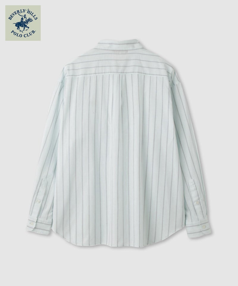BEVERLY HILLS POLO CLUB  ロング丈コットンシャツ レディース商品画像-8