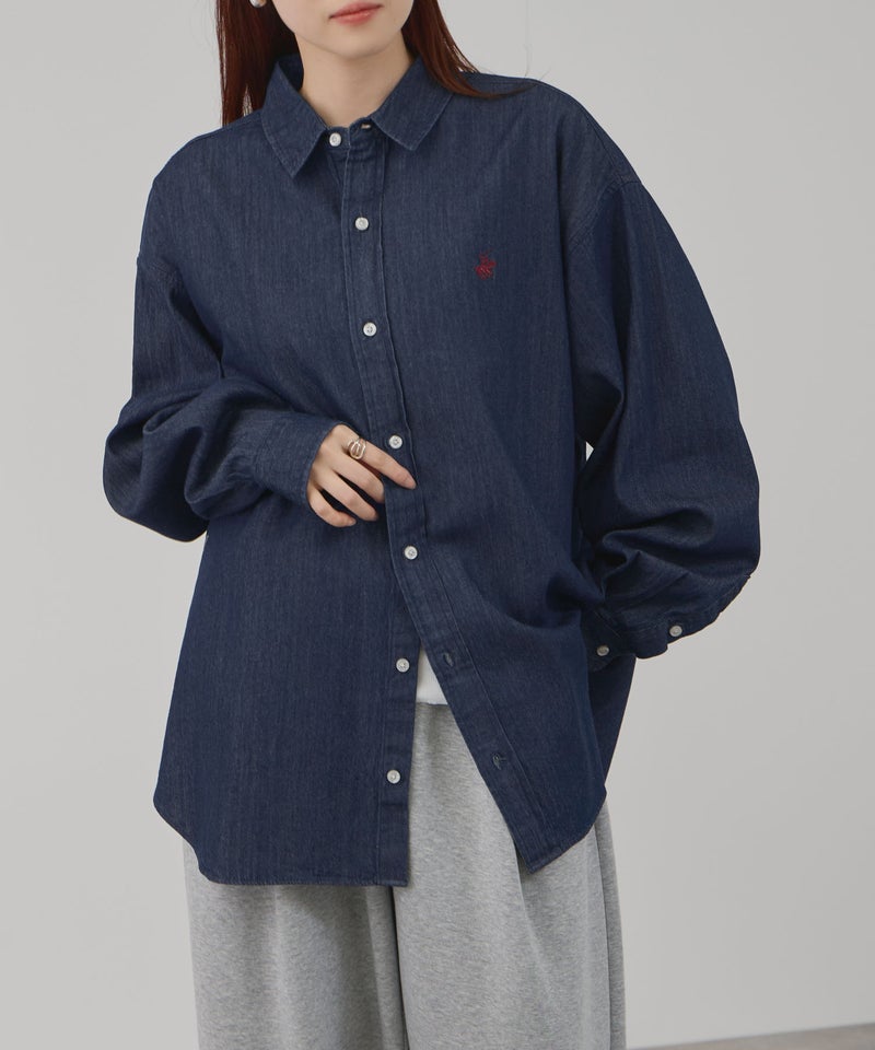 BEVERLY HILLS POLO CLUB  ロング丈コットンシャツ レディース商品画像-13