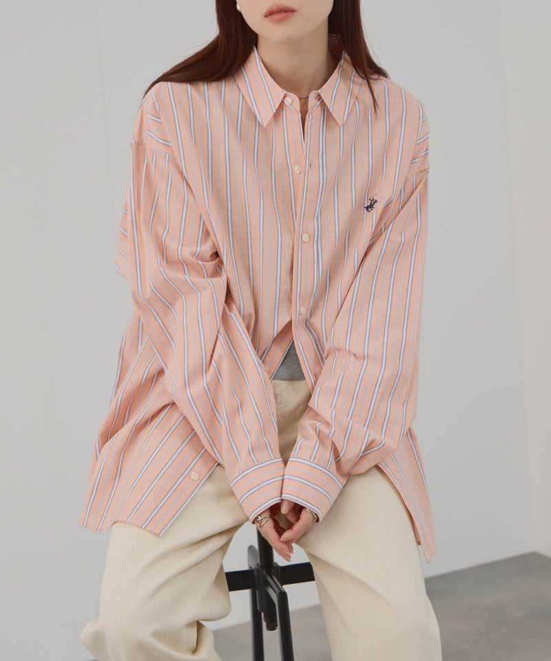 BEVERLY HILLS POLO CLUB ロング丈コットンシャツ レディース商品画像-17