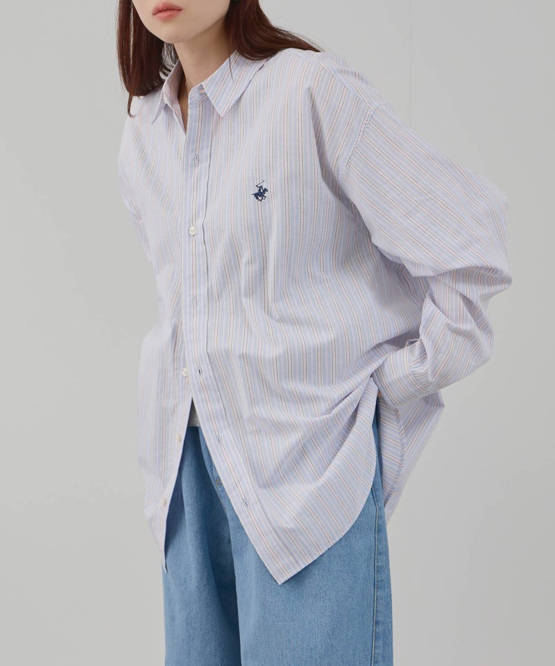 BEVERLY HILLS POLO CLUB ロング丈コットンシャツ レディース商品画像-25