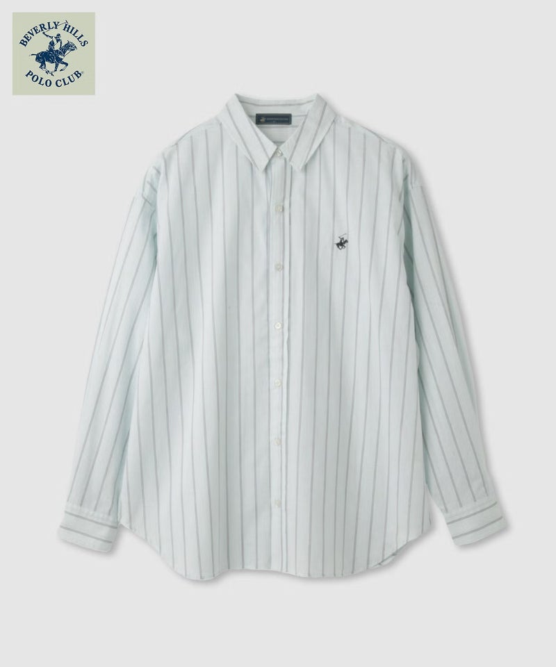 BEVERLY HILLS POLO CLUB ロング丈コットンシャツ レディース商品画像-28