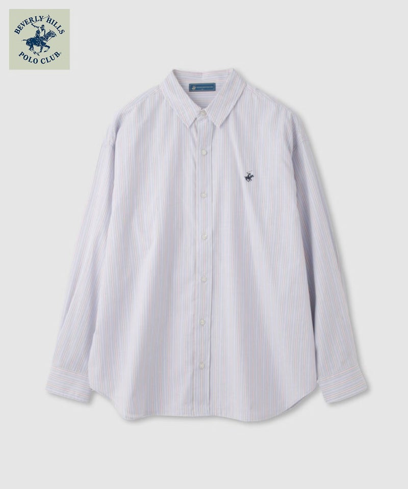 BEVERLY HILLS POLO CLUB ロング丈コットンシャツ レディース商品画像-34