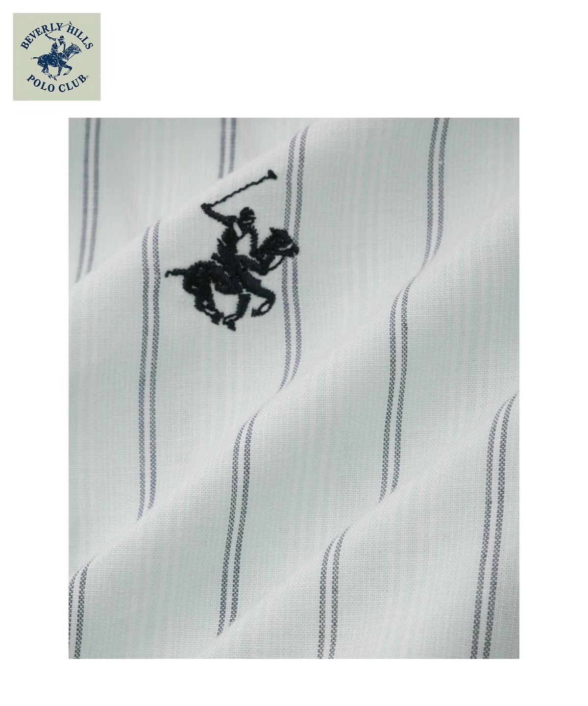 BEVERLY HILLS POLO CLUB ロング丈コットンシャツ レディース