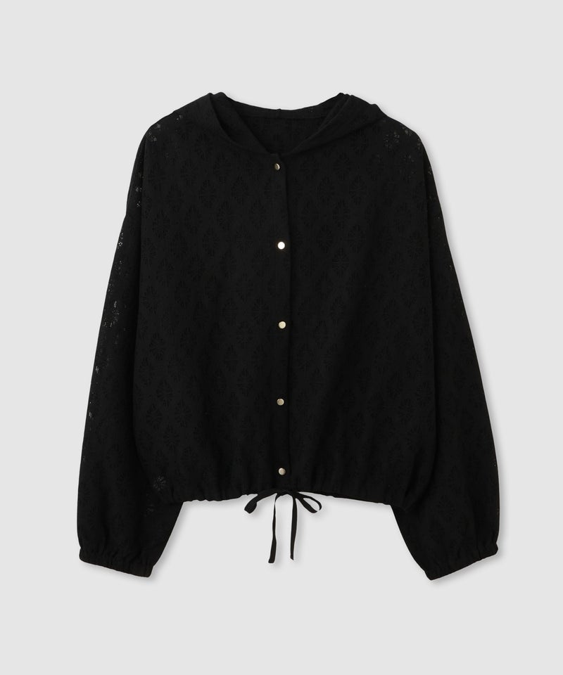 Idnes  レースフードブラウス レディース商品画像-15