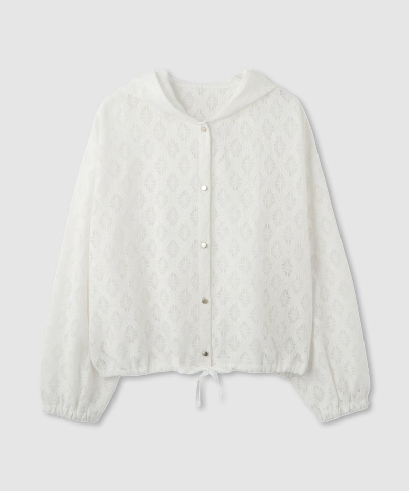 Idnes  レースフードブラウス レディース商品画像-16