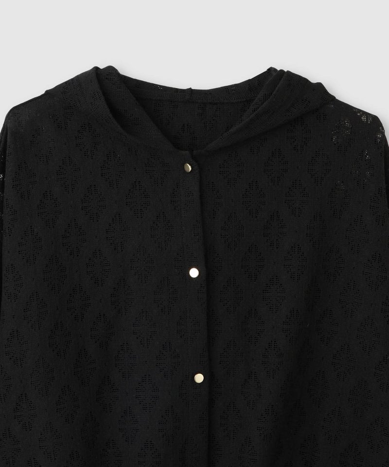 Idnes レースフードブラウス レディース商品画像-18