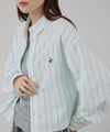 BEVERLY HILLS POLO CLUB ショート丈コットン長袖シャツ ワンポイント刺繍 レディース商品サムネイル-21