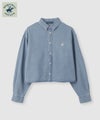 BEVERLY HILLS POLO CLUB ショート丈コットン長袖シャツ ワンポイント刺繍 レディース商品サムネイル-31