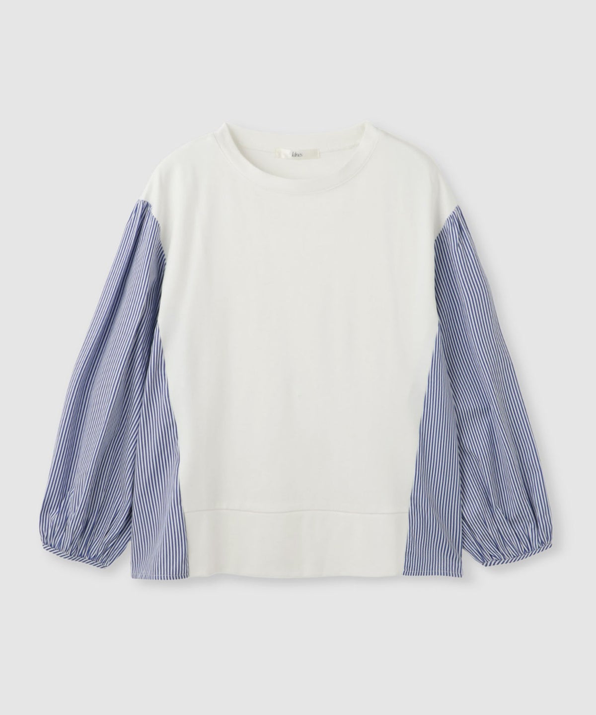 Idnes ストライプ 布帛ドッキングプルオーバー レディース メール便 対応商品