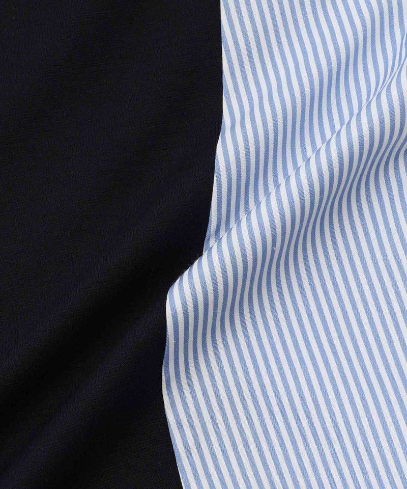 Idnes ストライプ 布帛ドッキングプルオーバー レディース メール便 対応商品商品画像-23