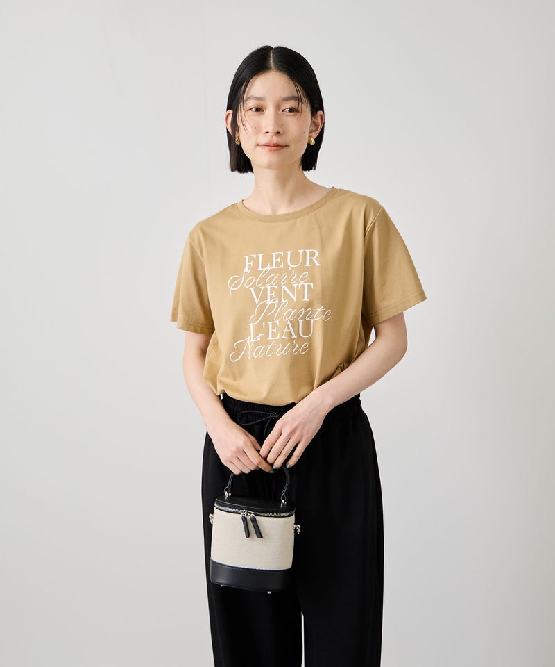 Idnes FLEUR ロゴTシャツ レディース メール便 対応商品商品画像-3