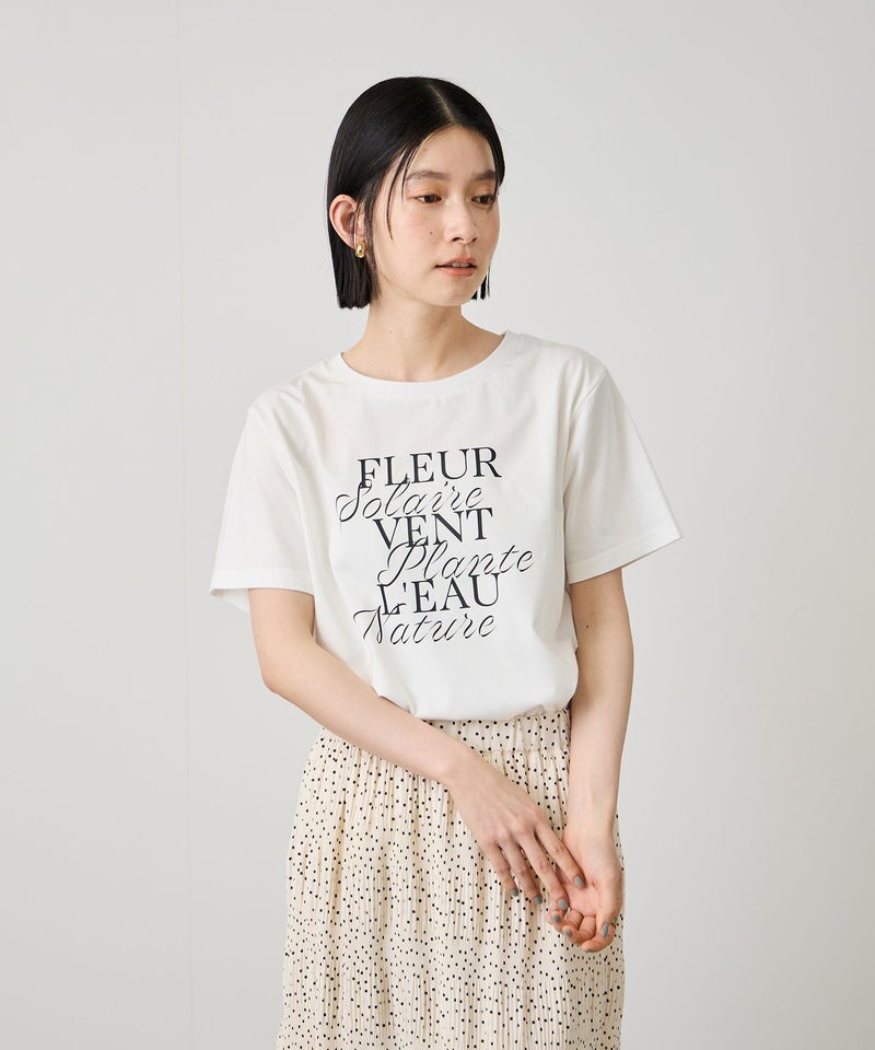Idnes  FLEUR ロゴTシャツ レディース メール便 対応商品商品画像-4