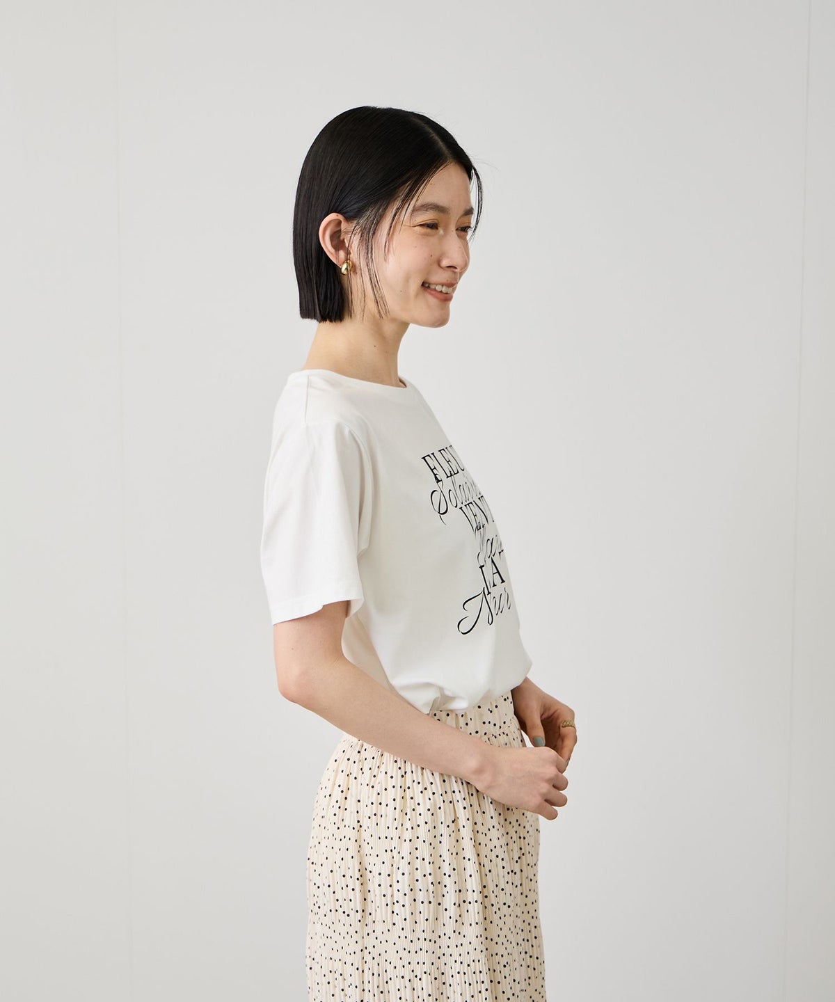 Idnes FLEUR ロゴTシャツ レディース メール便 対応商品