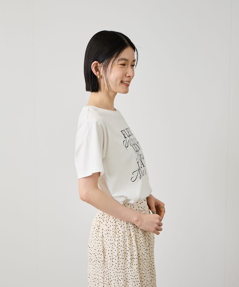 Idnes  FLEUR ロゴTシャツ レディース メール便 対応商品商品画像-5