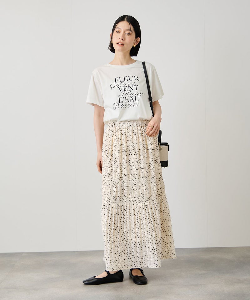 Idnes FLEUR ロゴTシャツ レディース メール便 対応商品商品画像-7