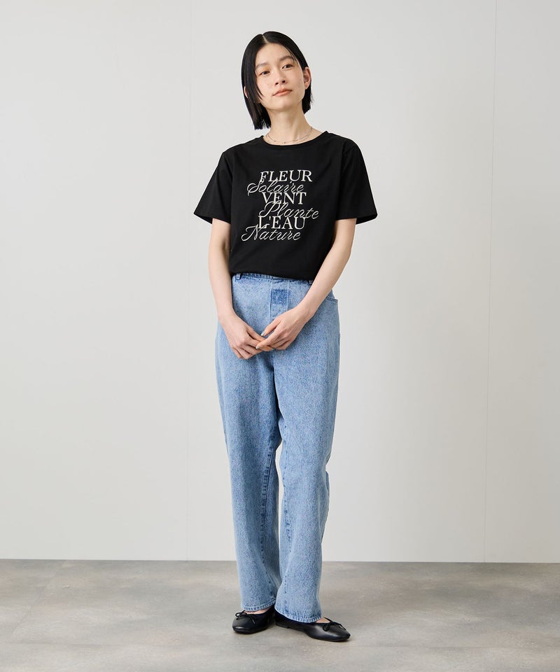 Idnes FLEUR ロゴTシャツ レディース メール便 対応商品商品画像-10