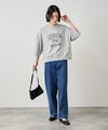 Idnes  ミニ裏毛 フロントプリント 5分袖Tシャツ レディース メール便 対応商品商品サムネイル-6