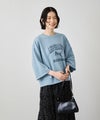 Idnes  ミニ裏毛 フロントプリント 5分袖Tシャツ レディース メール便 対応商品商品サムネイル-13