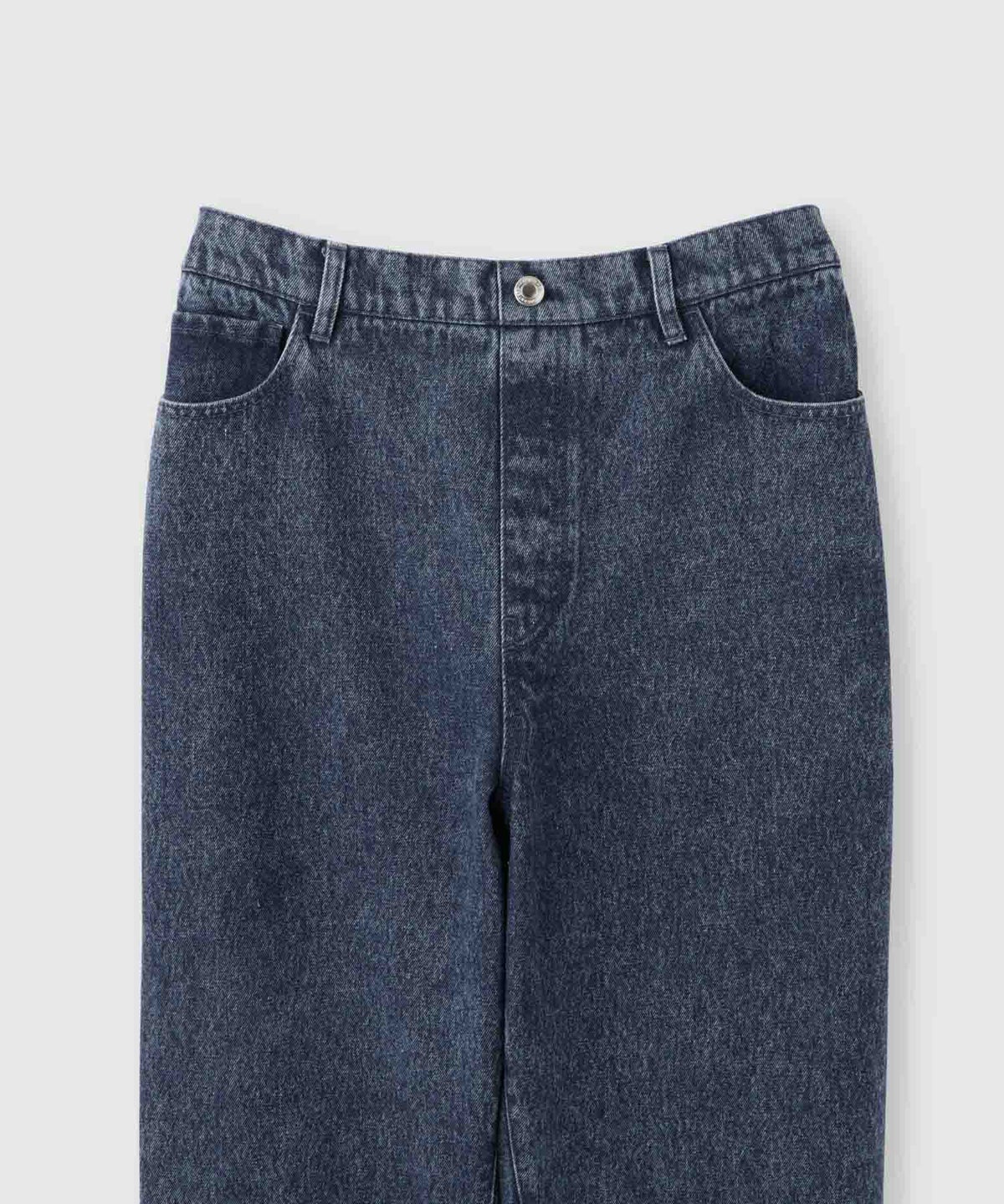 Idnes デニムイージーカーブパンツ レディース