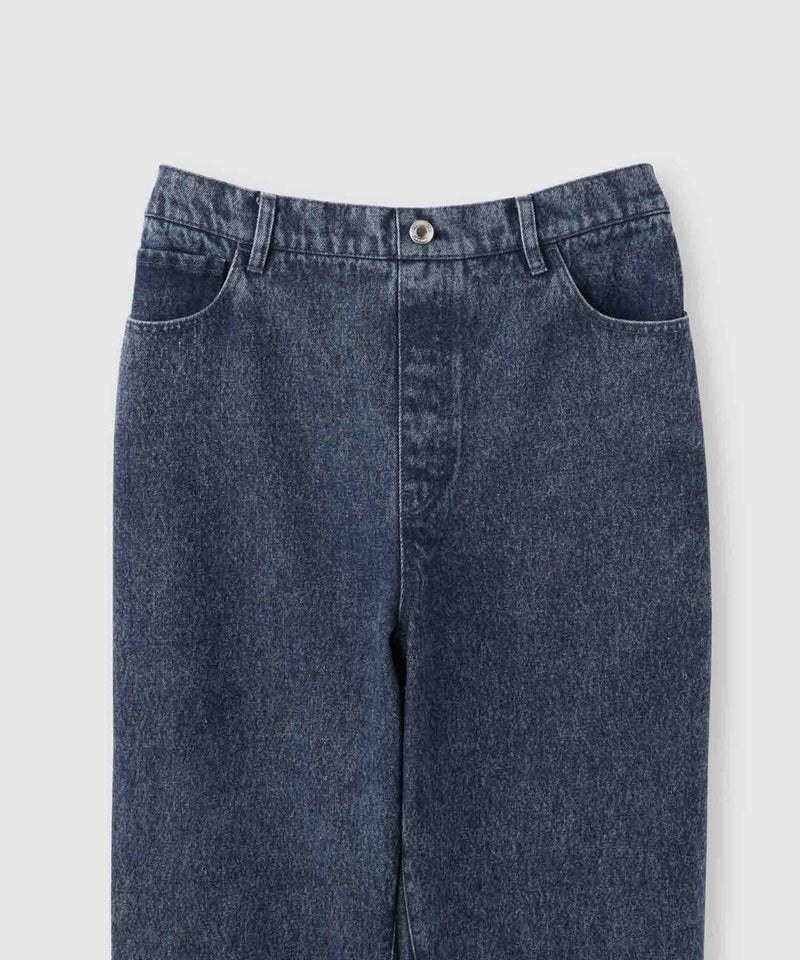 Idnes  デニムイージーカーブパンツ レディース商品画像-13